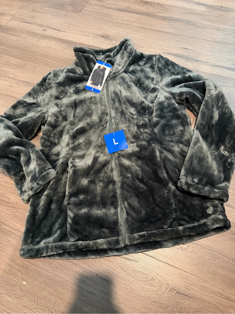 Womens 32 Degrees Plush Full Zio Jacket Size L